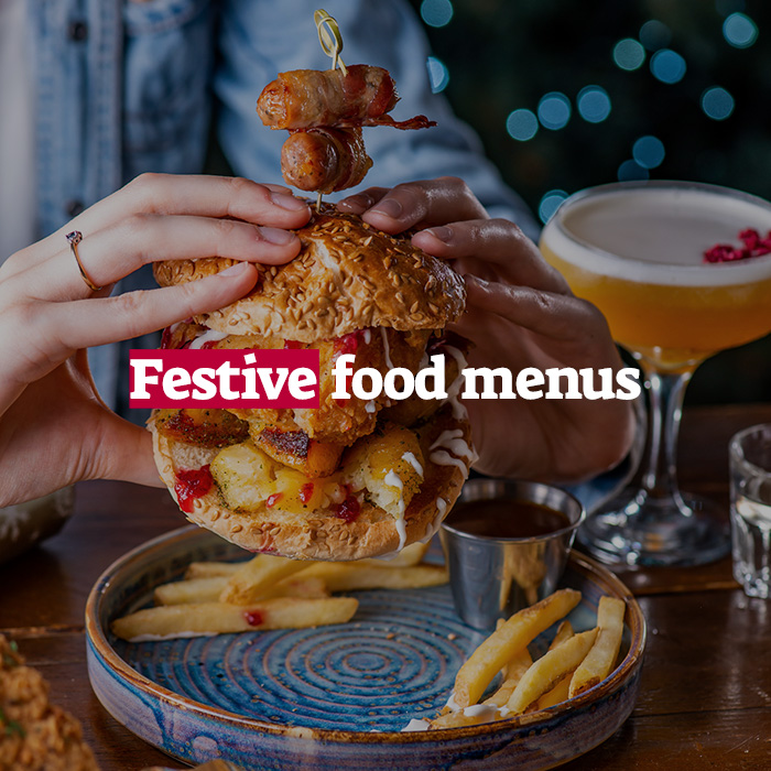View our Christmas & Festive Menus. Christmas at The Royal George in outlet-town]