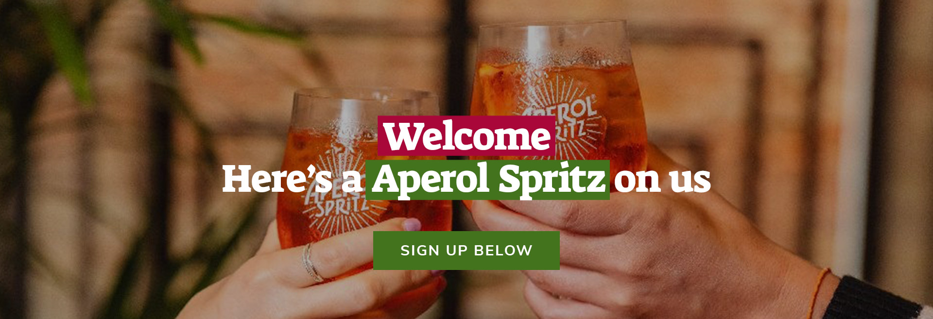 Sign up to the newsletter at The Royal George