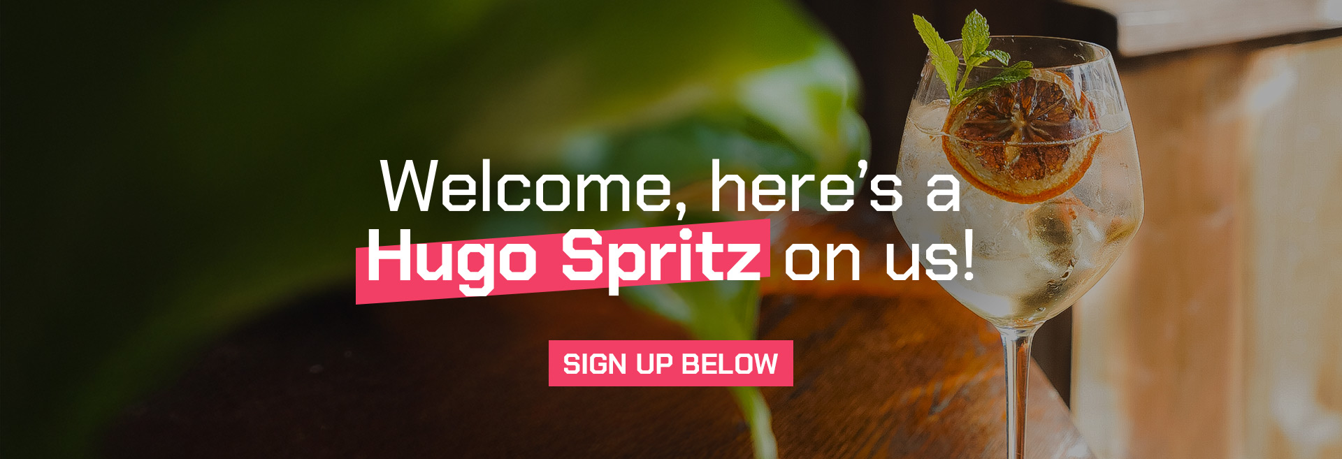 Sign up to the newsletter at The Royal George